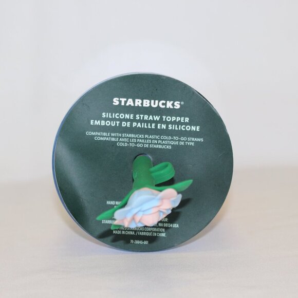 Starbucks Holiday Christmas 2023 Venti Tumbler Cup Reuseable Flower Straw NWT - Picture 7 of 8